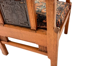 Arts & Crafts Art Nouveau Armchair by Carel Adolph Lion Cachet, 1900s